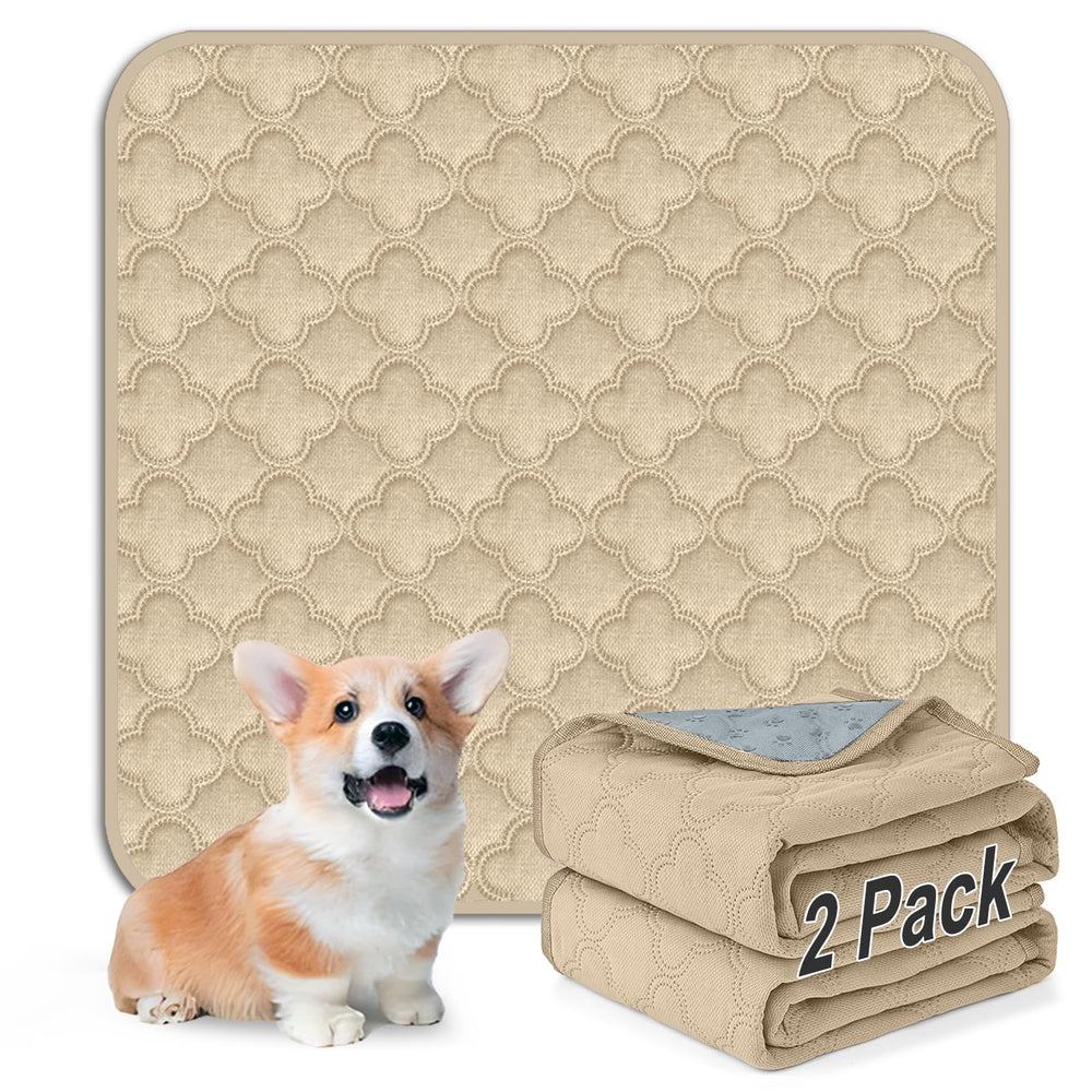 FunFurry 24x24 cream pee pad keeps floors dry during training