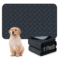 FunFurry washable pee pad shows waterproof TPU layer for leak protection on floors.