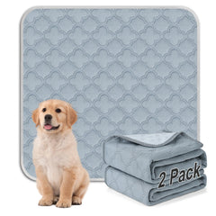 FunFurry washable pee pads with paw-shape back for crate safety and floor protection.