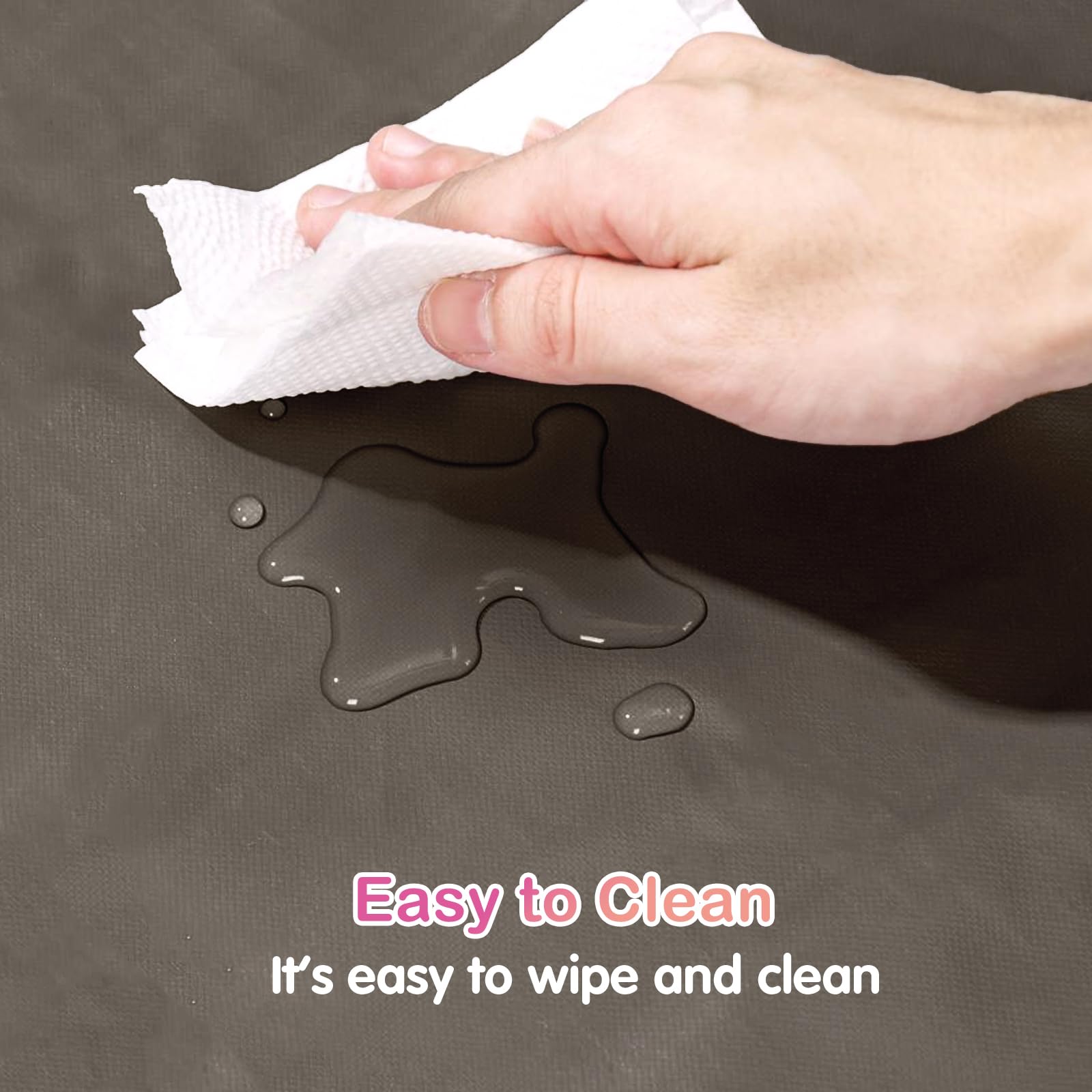 FunFurry washable, reusable bottom liner eases cleanup and reduces disposable pad waste.