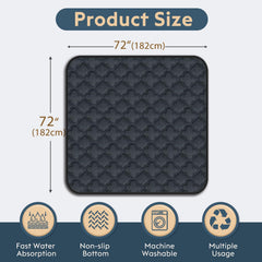Closeup of FunFurry waterproof TPU layer highlighting leak prevention.