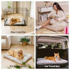 Funny Fuzzy bed foldable travel compact ideal for car trips