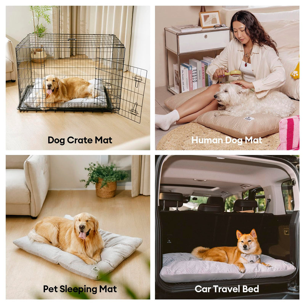 Funny Fuzzy bed mat machine washable for quick cleaning between uses