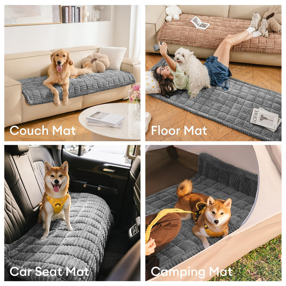 Funny Fuzzy machine-washable cover for easy pet cleanup.