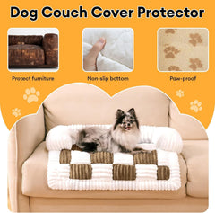 FUNNY FUZZY mini sofa dog bed cushions create a dedicated lounging space