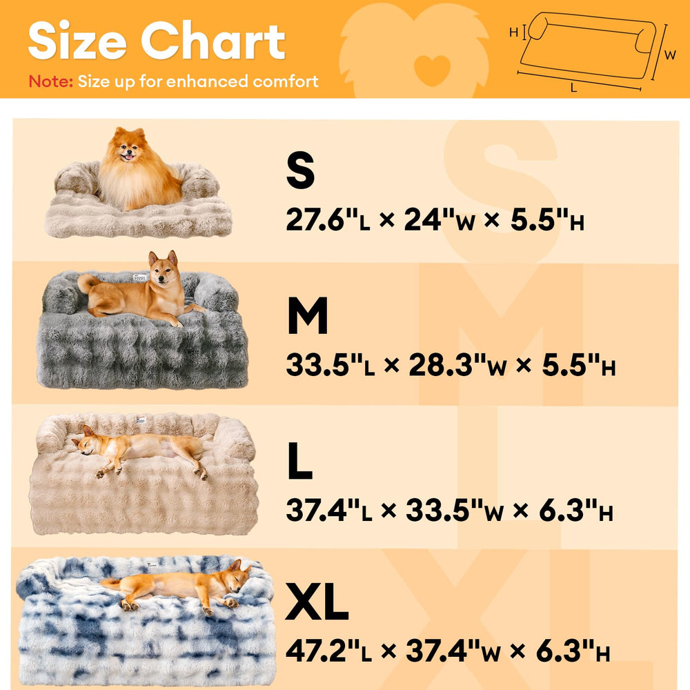 Funny Fuzzy non-slip bottom helps keep the bed in place