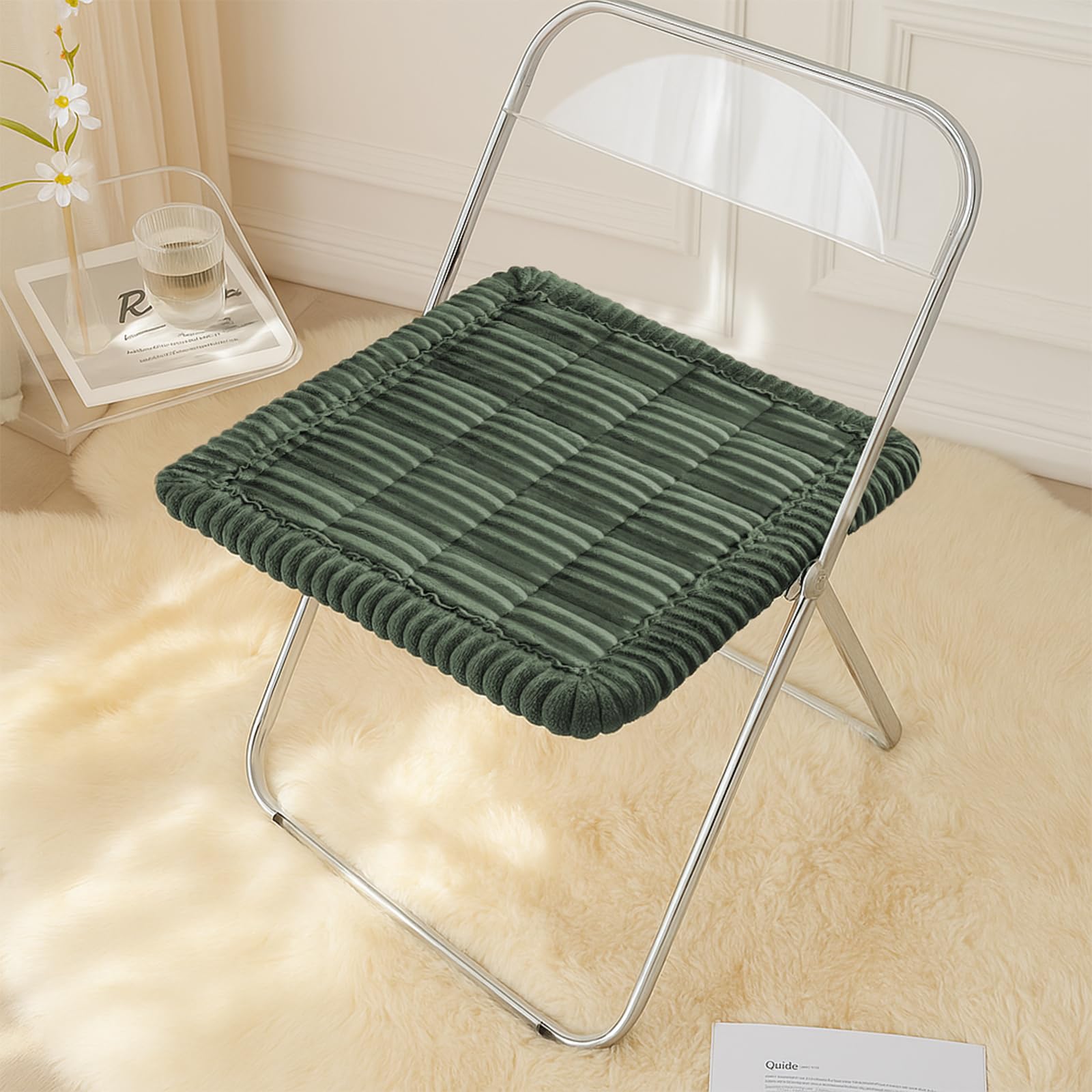Funny Fuzzy couch cover with non-slip bottom prevents sliding during play.