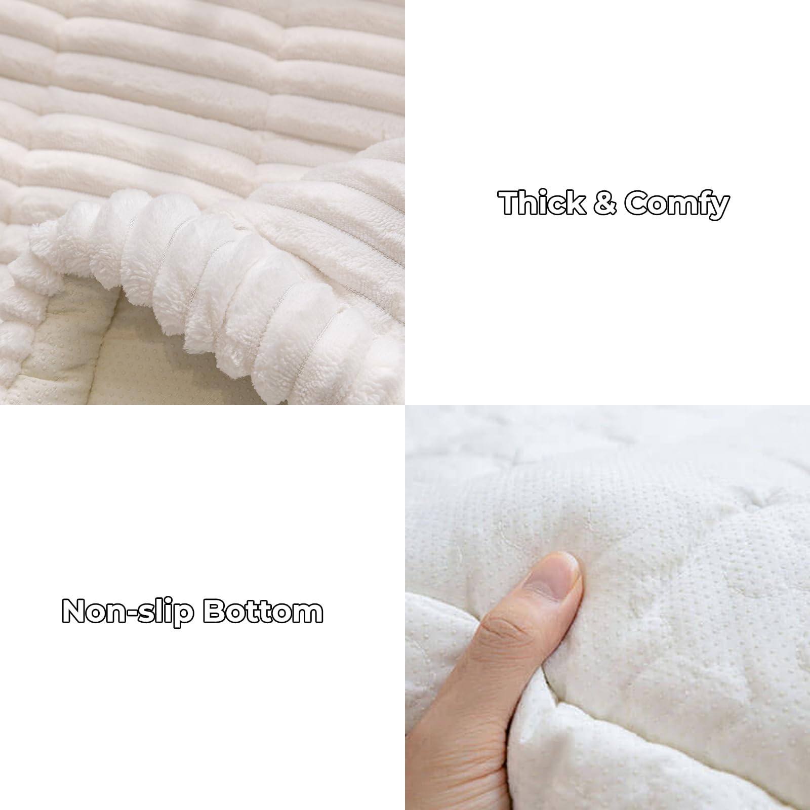 FUNNY FUZZY machine-washable design makes cleaning simple after messy paws.