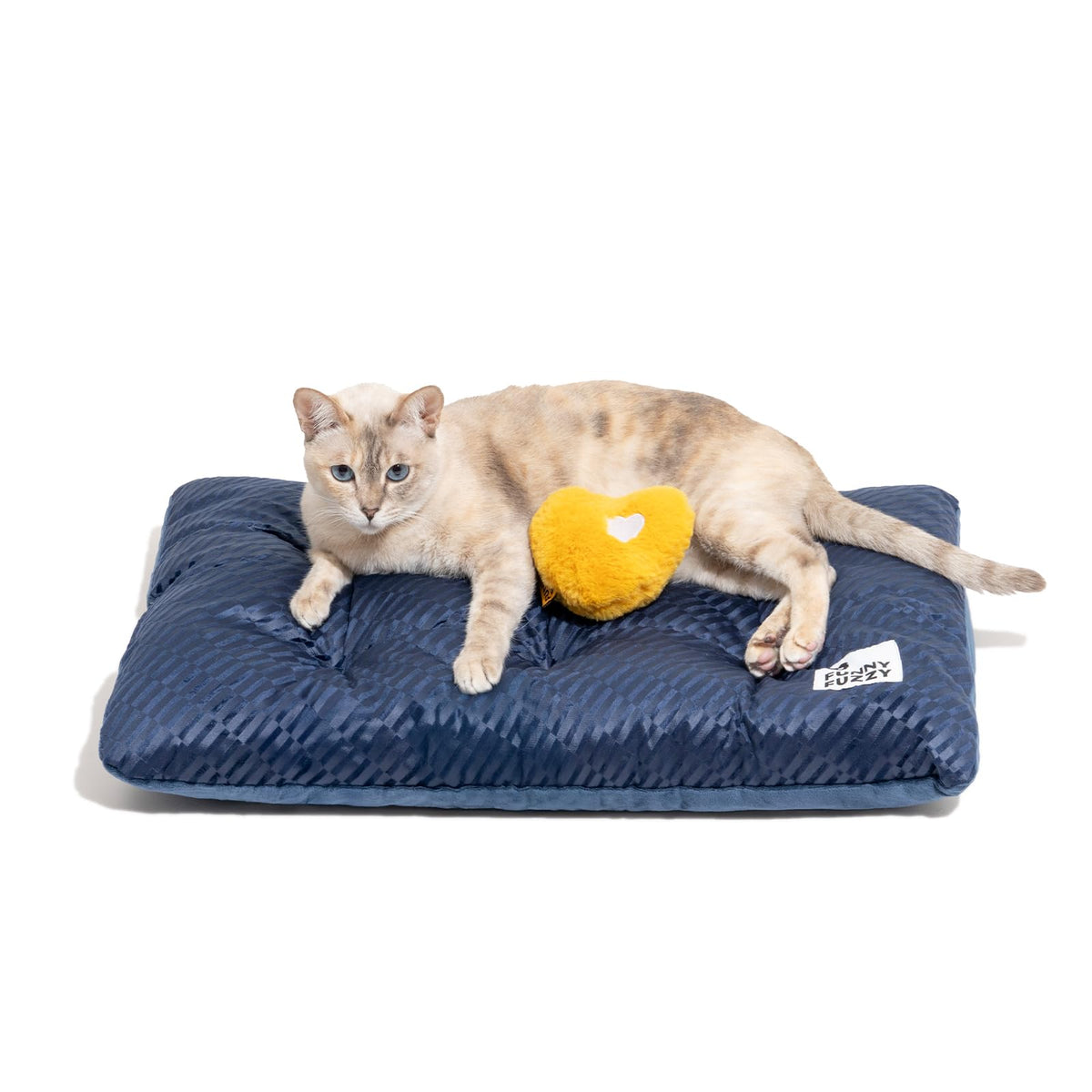 Funny Fuzzy bed mat plush close-up highlighting soft, cozy texture for pets.