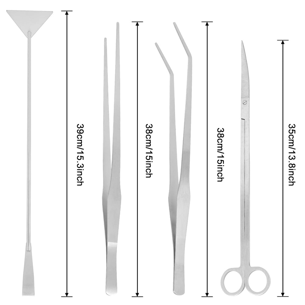 Funnytek straight tweezers 15in reach hard-to-access spots