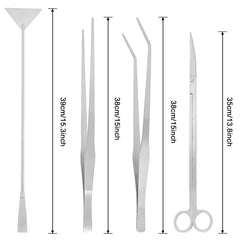 Funnytek straight tweezers 15in reach hard-to-access spots