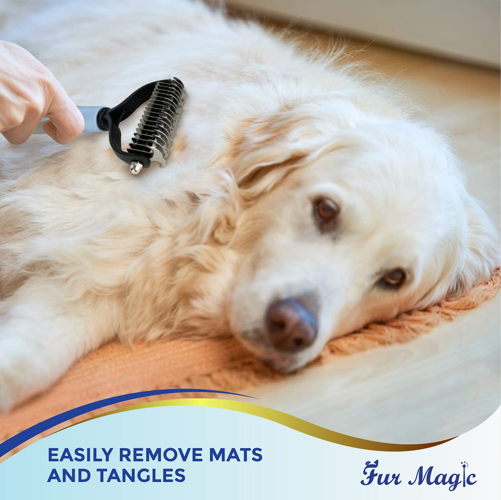 Fur Magic comfort grip handles offering ergonomic control during grooming