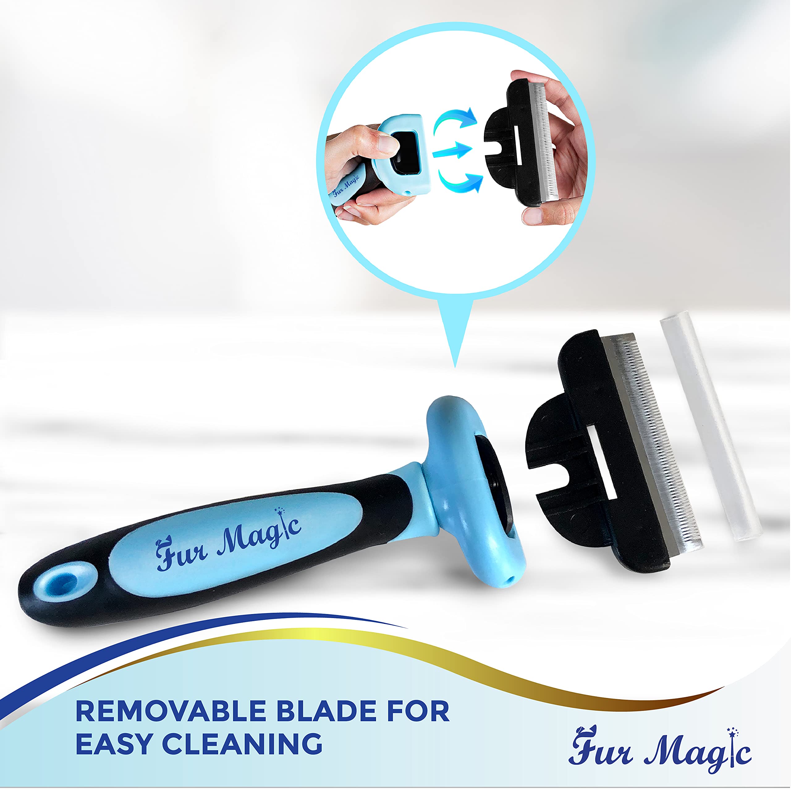 Fur Magic easy brushing at home for quick, calm grooming sessions