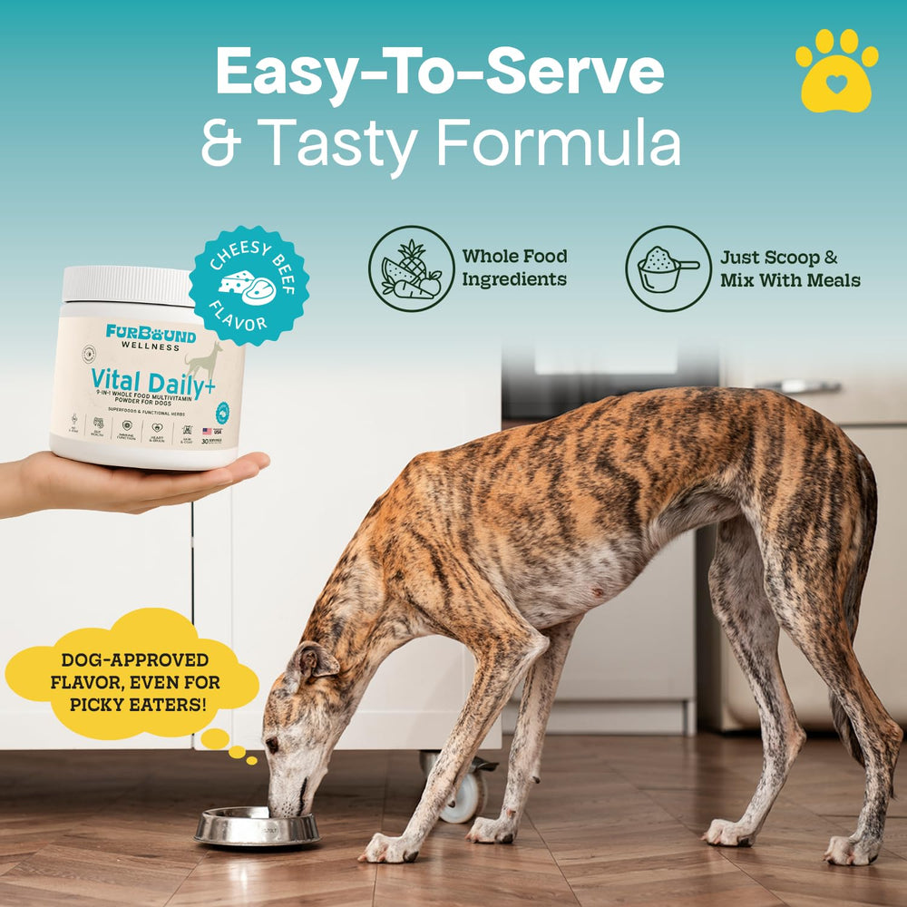 FurBound omega-3 skin and coat nutrition image suggests healthier coat and hydration support.