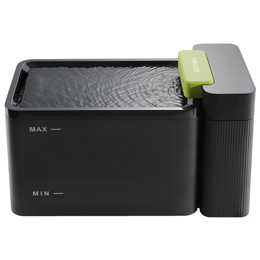 FURBULOUS True Clean-Drinking Dispenser front view for easy pet hydration