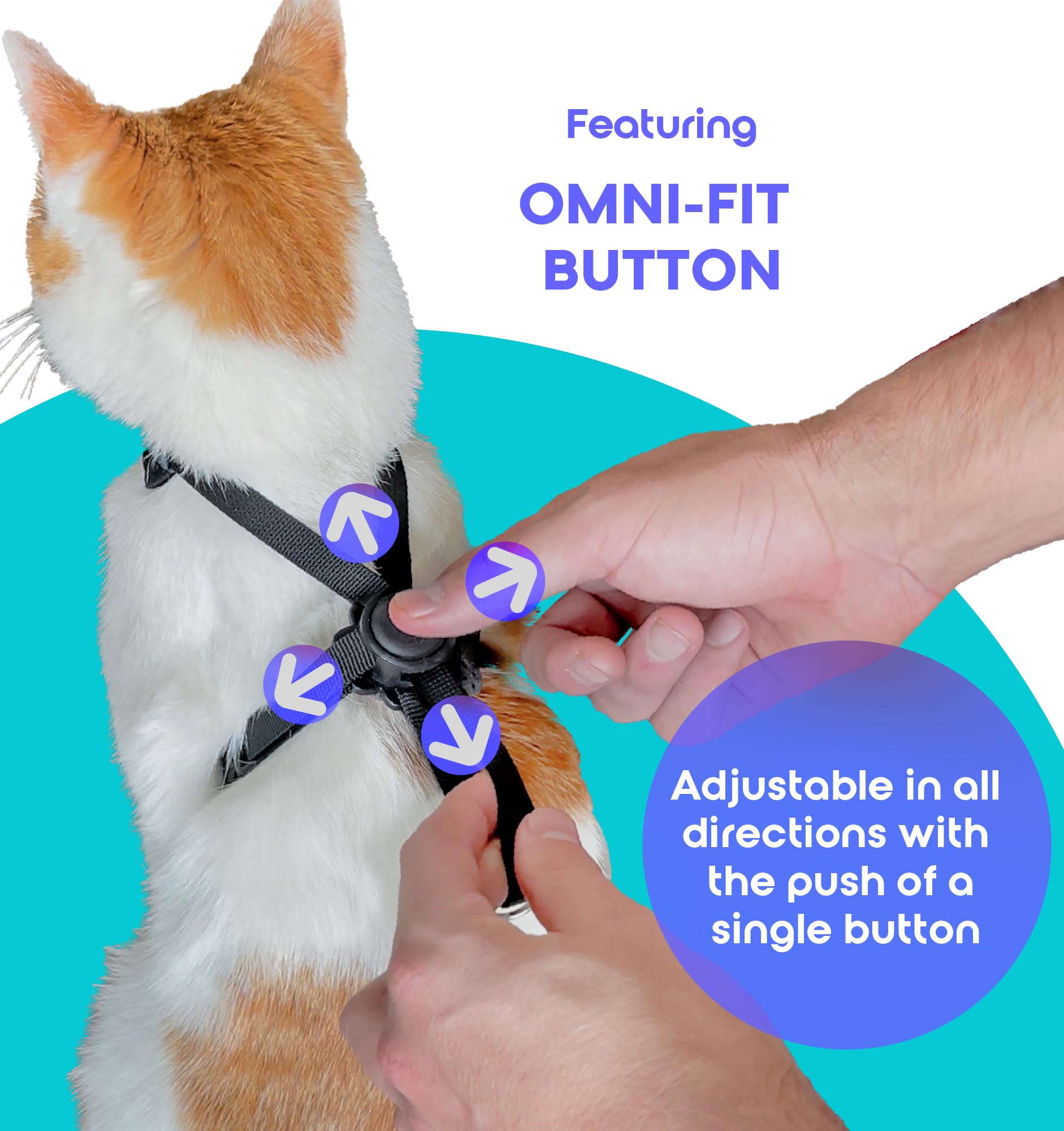 Furee Omni-fit harness open-shoulder design enables full mobility during adventures.