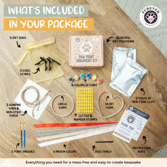 FUREVER MOMENTS paw print kit paints provide vibrant, pet-safe color for personalized keepsakes.