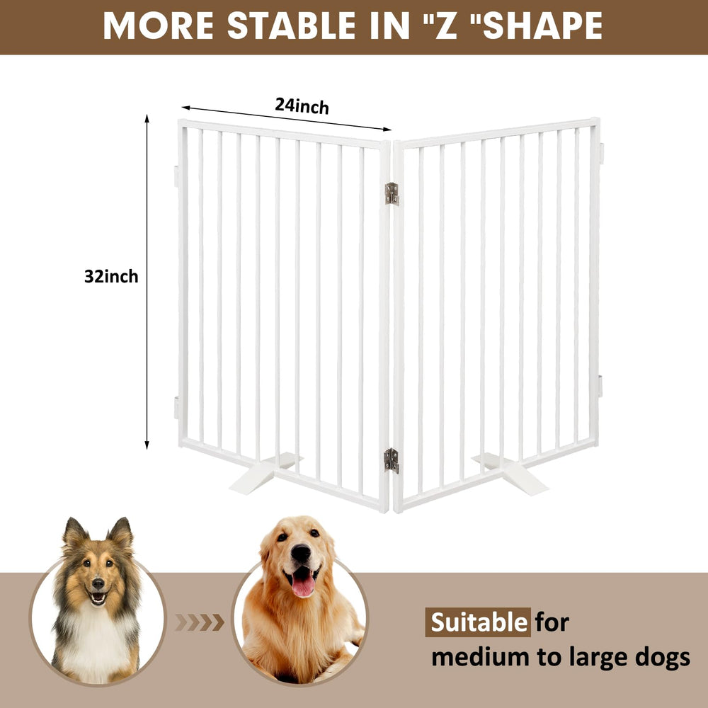 Furggis dog gate non-slip base keeps barrier secure on slick floors