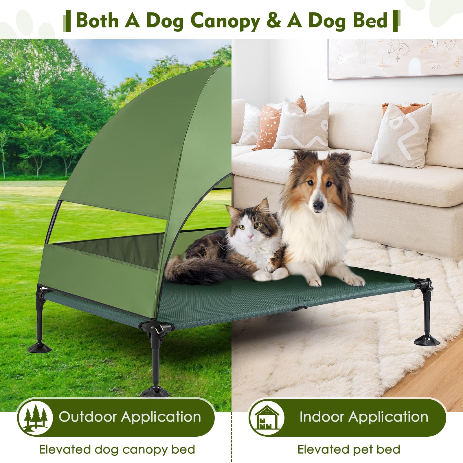Furggis elevated dog bed mesh mat closeup shows breathable, scratch-resistant comfort.