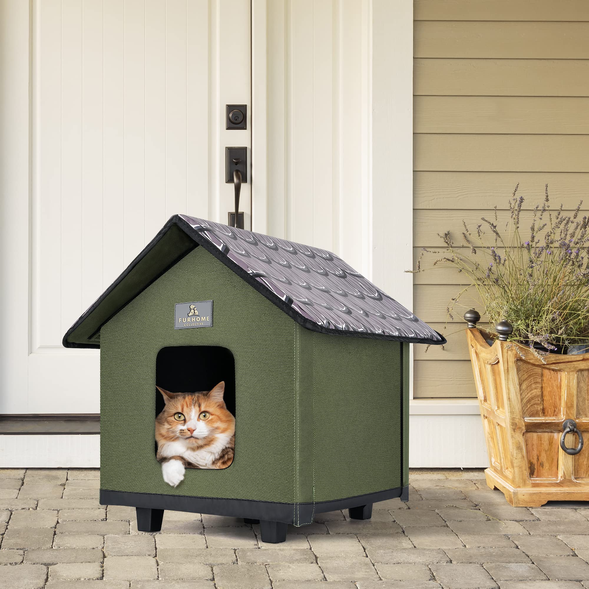 FurHome Collective easy-assembly design with hook-and-loop fasteners saves setup time.