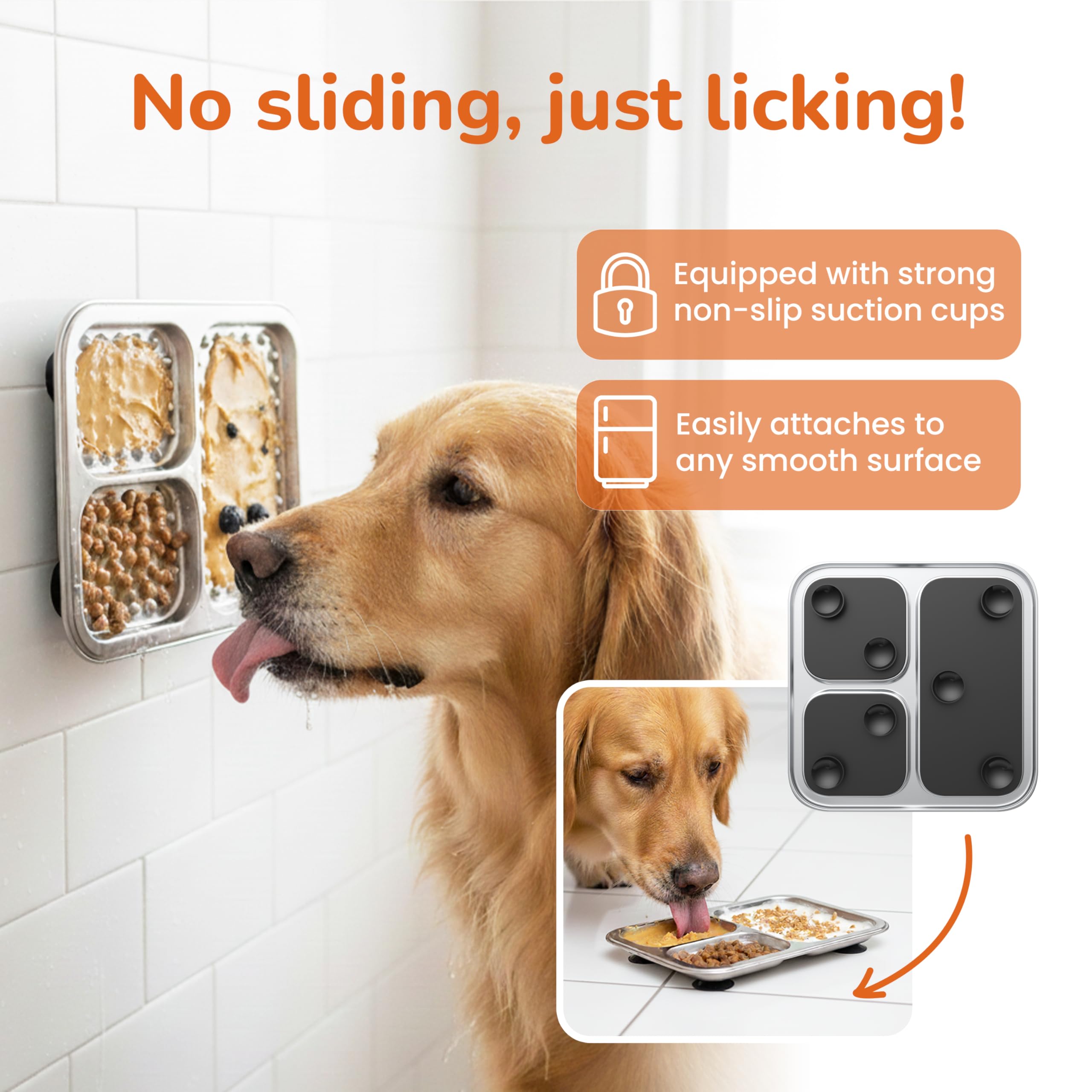 Furlithix stainless steel mat is easy to rinse and sanitize after use.