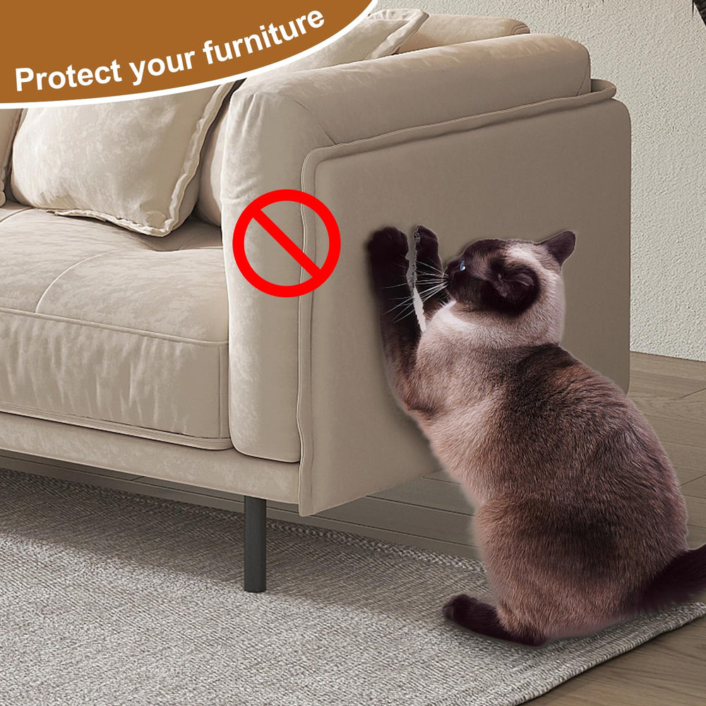 Furlogy modern design cat scratching post doubles as home decor.