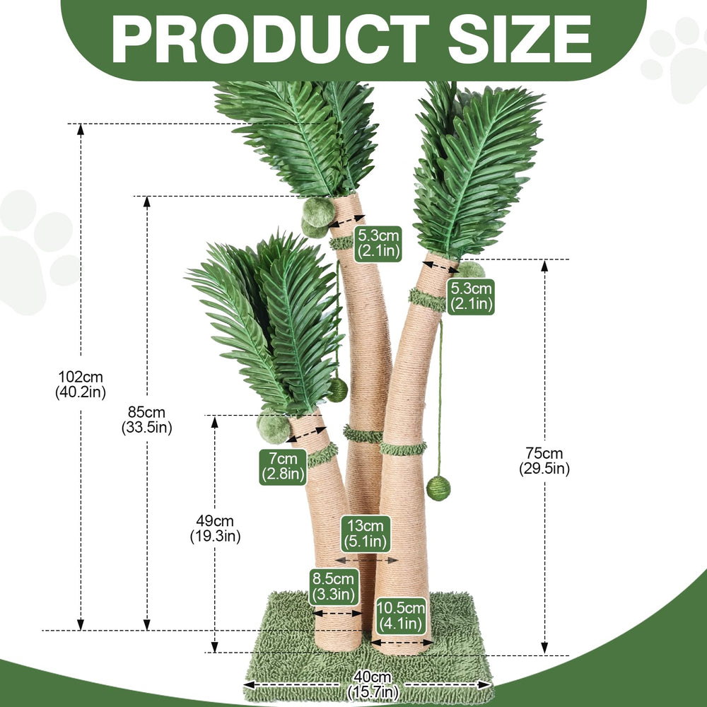 Furlogy cat-tree with 8 interactive balls image shows endless play and mental stimulation.