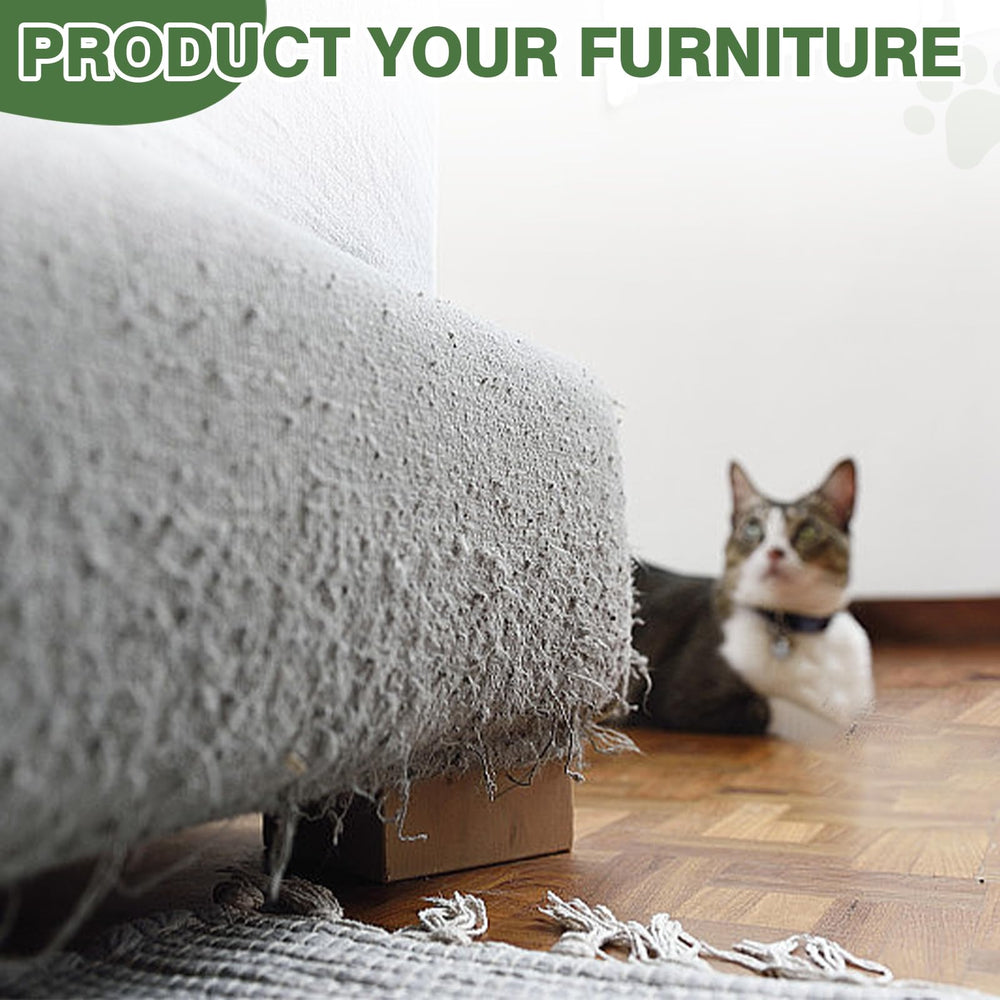 Furlogy indoor-cat-scratcher features sturdy base for confident climbing and playtime.