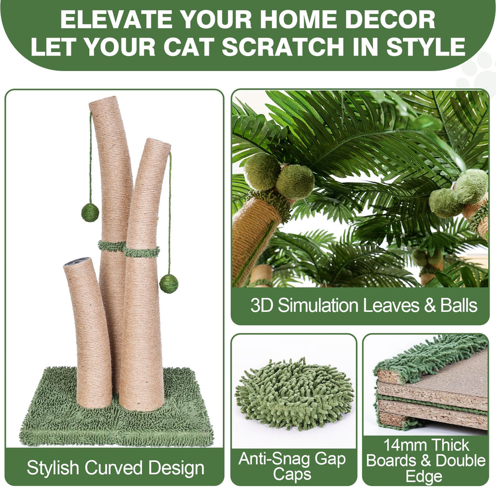 Furlogy multi-combinable design image demonstrates customizable scratching paradise for growing feline needs.
