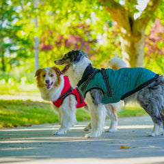 Furmate dog coat interior fleece lining provides warmth and breathable comfort