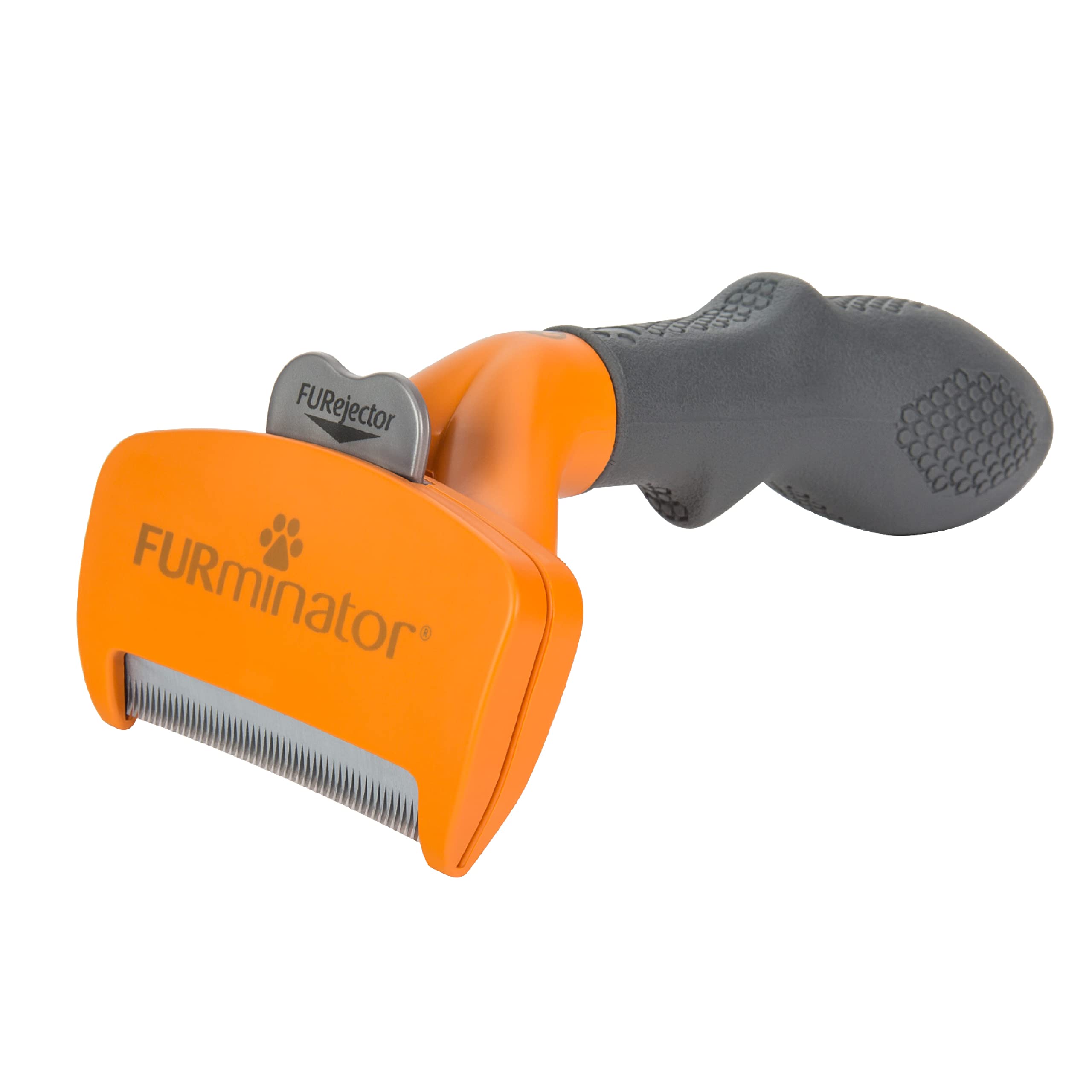 FURminator curved-edge design enables smooth access to the undercoat