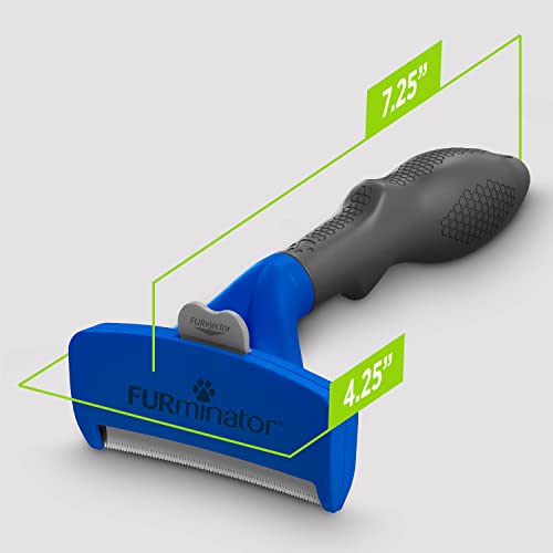 FURminator pet-hair-on-surface control close-up illustrates less hair on floors after deshedding.
