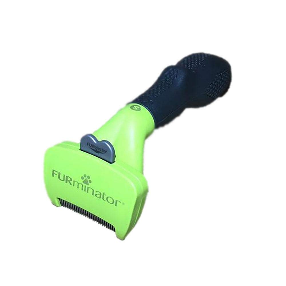 FURminator Small Dog Undercoat DeShedding Tool front view for efficient grooming.