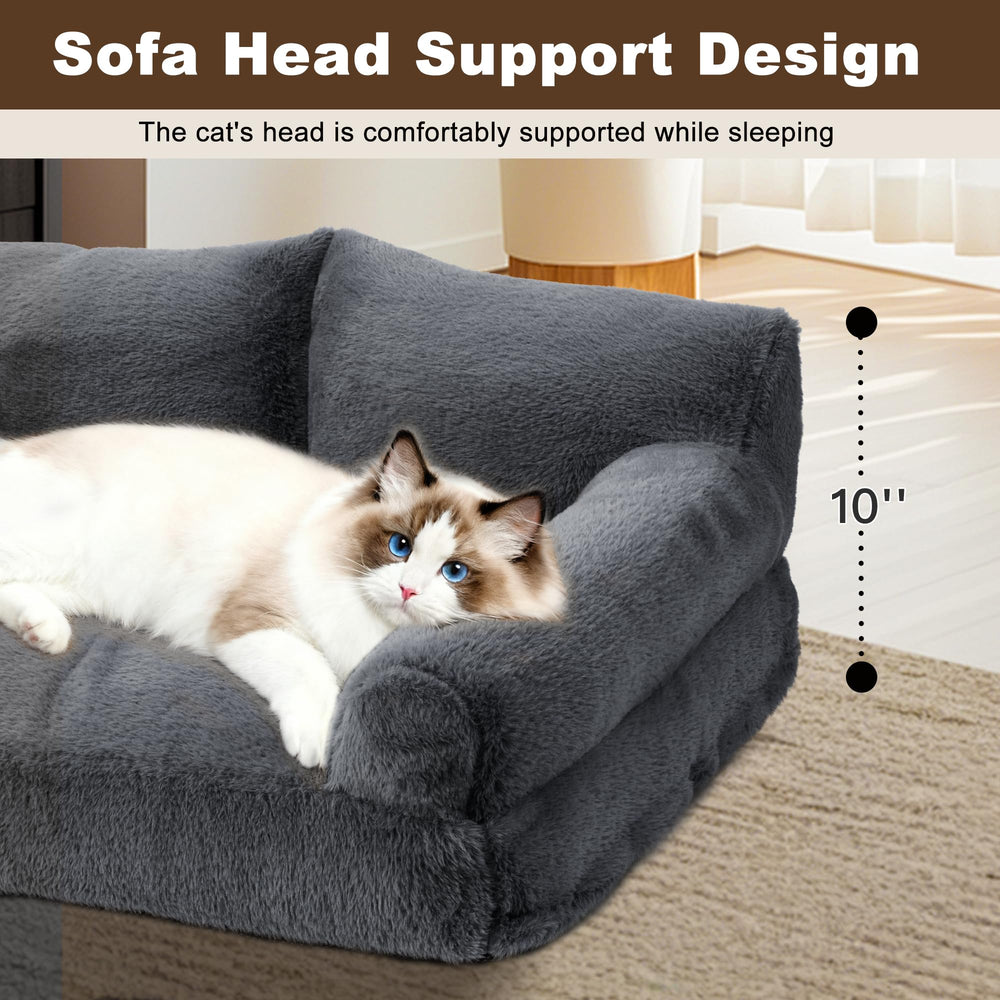 FURMORENE cat bed in neutral gray decor fit for modern homes