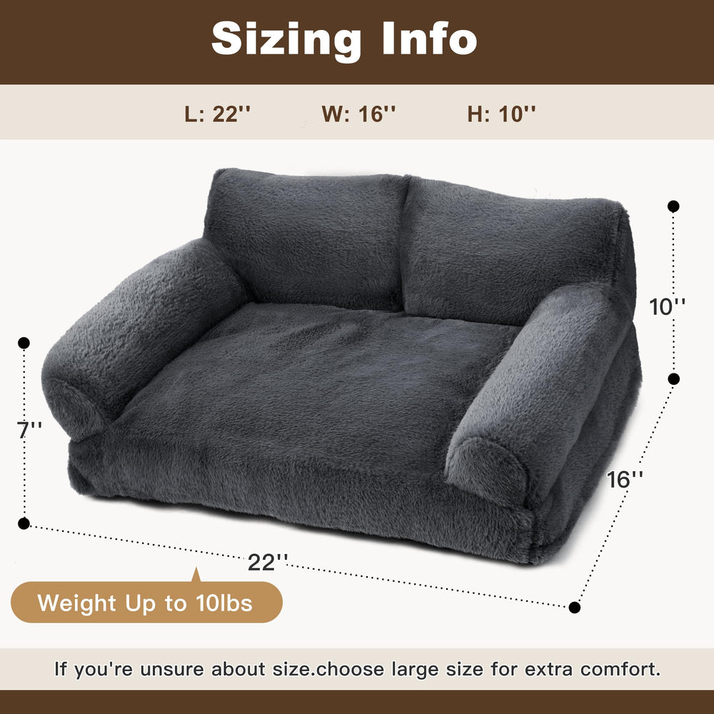 FURMORENE cat bed with removable washable cover for easy cleaning
