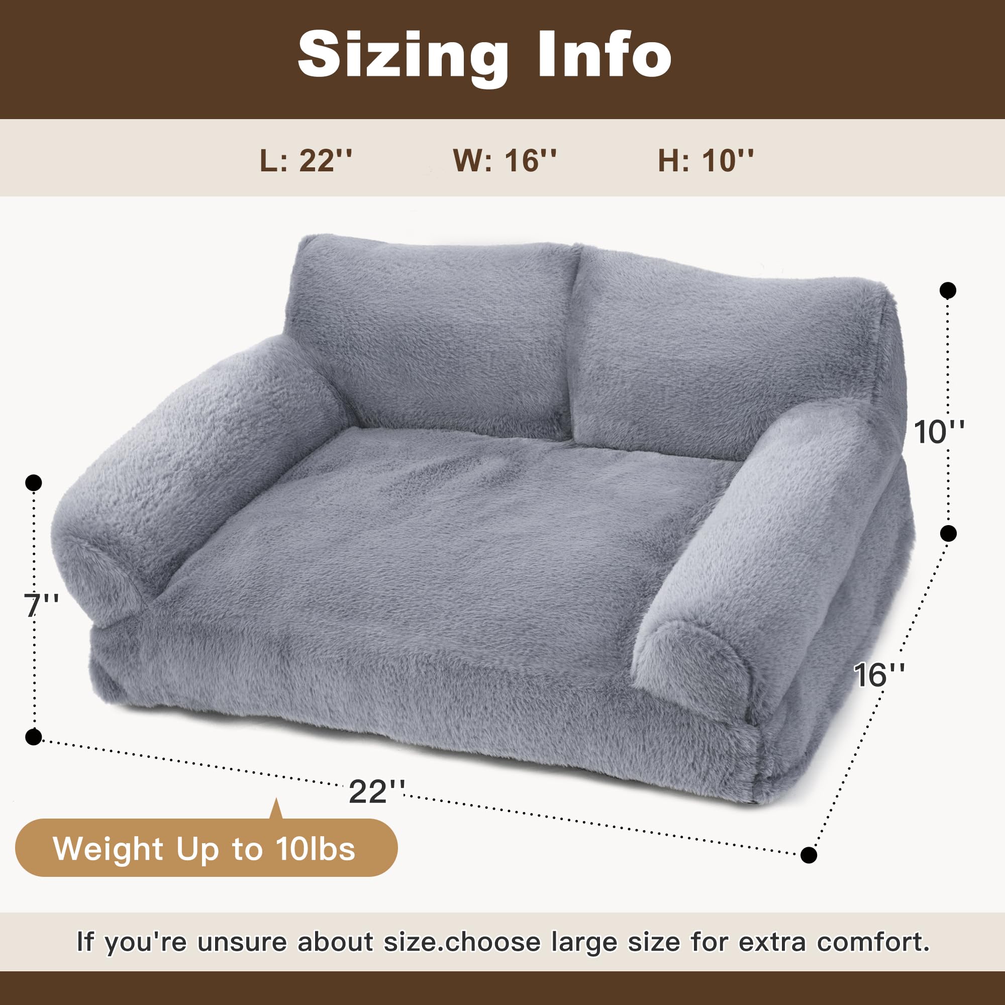 FURMORENE cat bed sturdy stitching for daily use