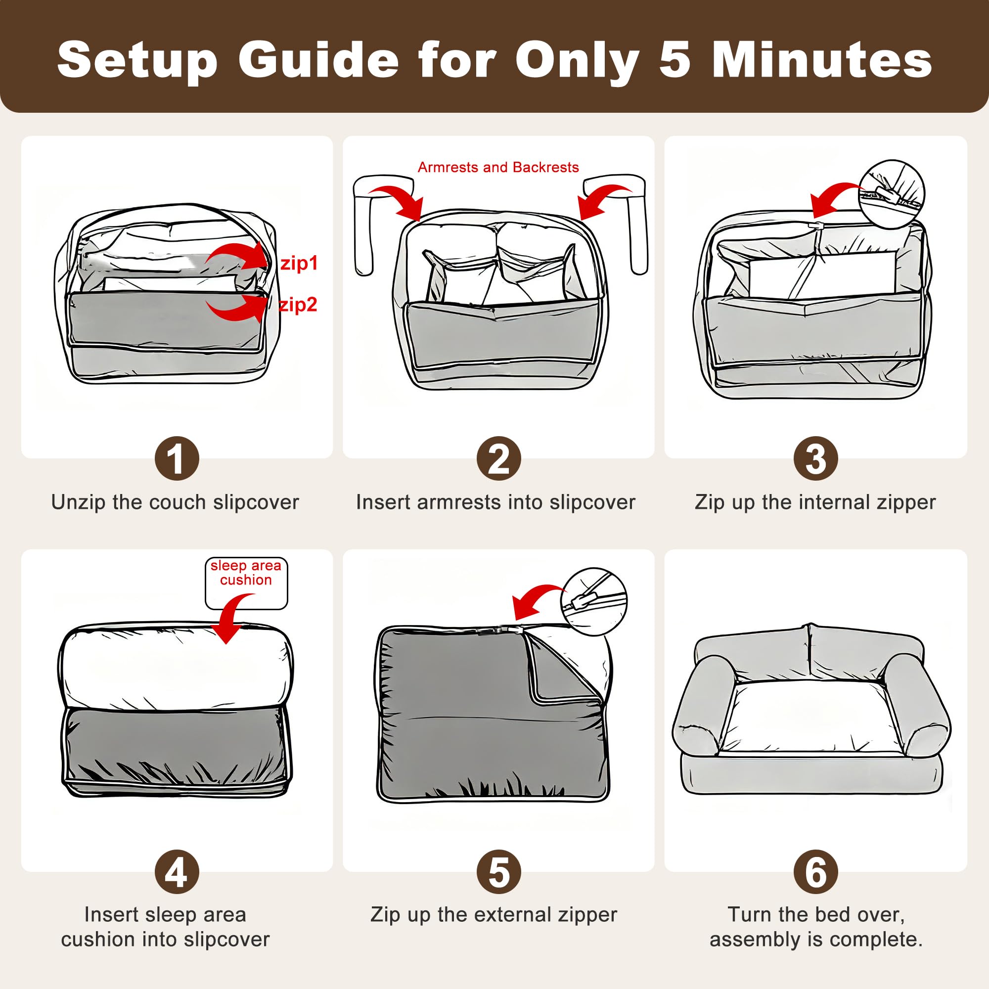 FURMORENE cat bed-vacuum-sealed-packaging-unboxing photo illustrating space-saving setup.