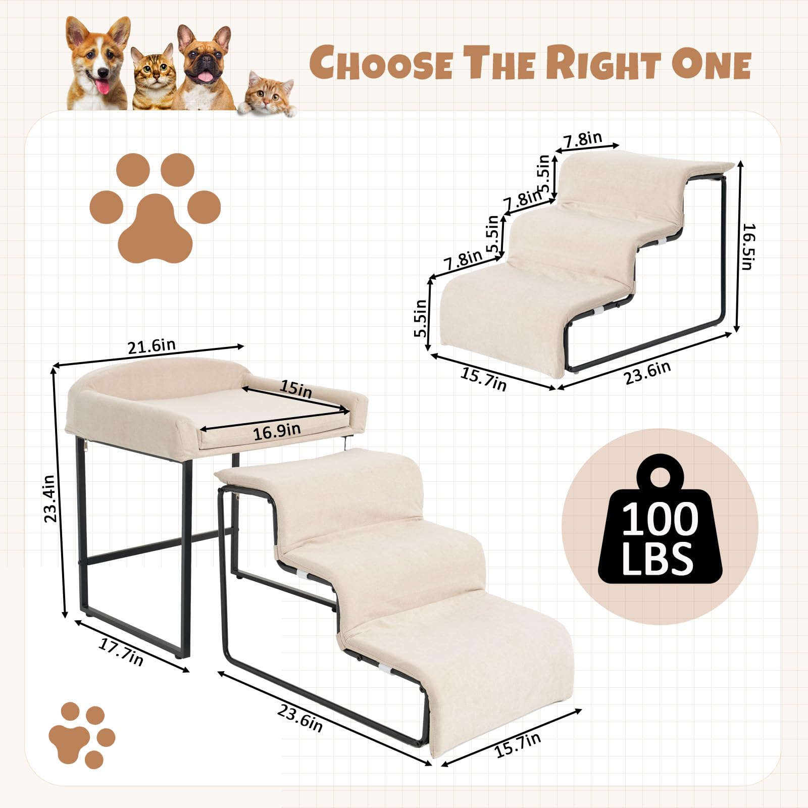 FURNAWAY stairs iron-frame highlights sturdy setup for steady climbs toward sofas and beds