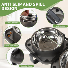 FURNIPLAS no-spill-edges design catches spills, keeping floors cleaner