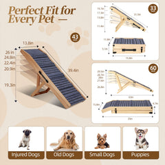 FurnPulse 43-inch extra-long incline provides a gentle slope for joints.