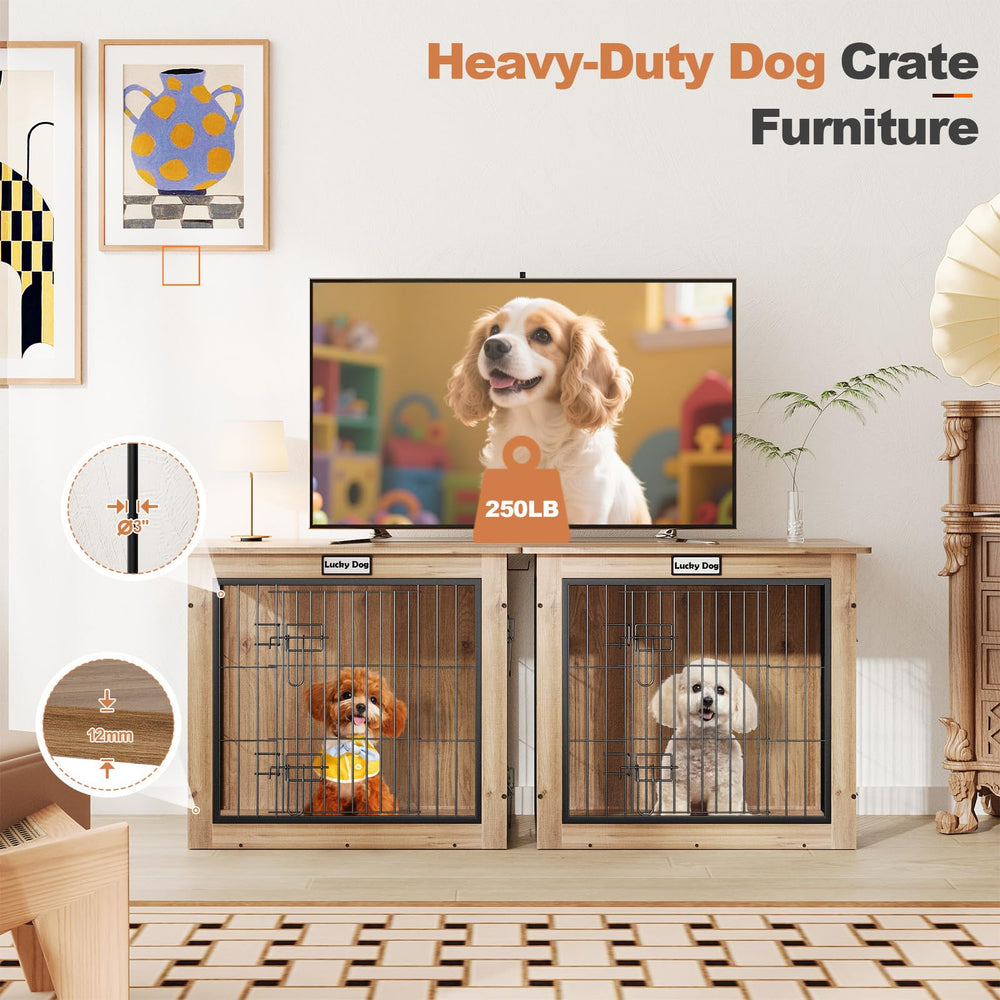 FurnPulse heavy-duty crate with double doors, secure lockable design in action.