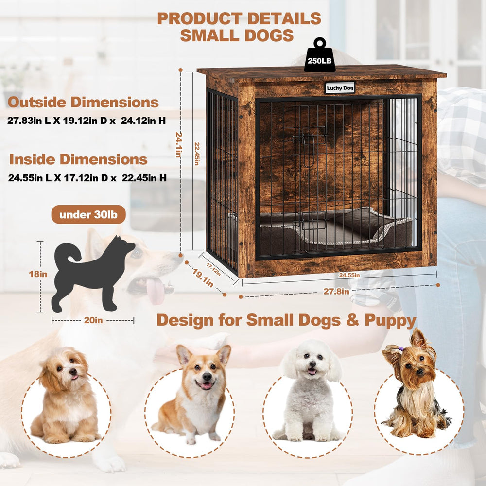 FurnPulse heavy-duty steel wire cage offers chew-resistance and security.
