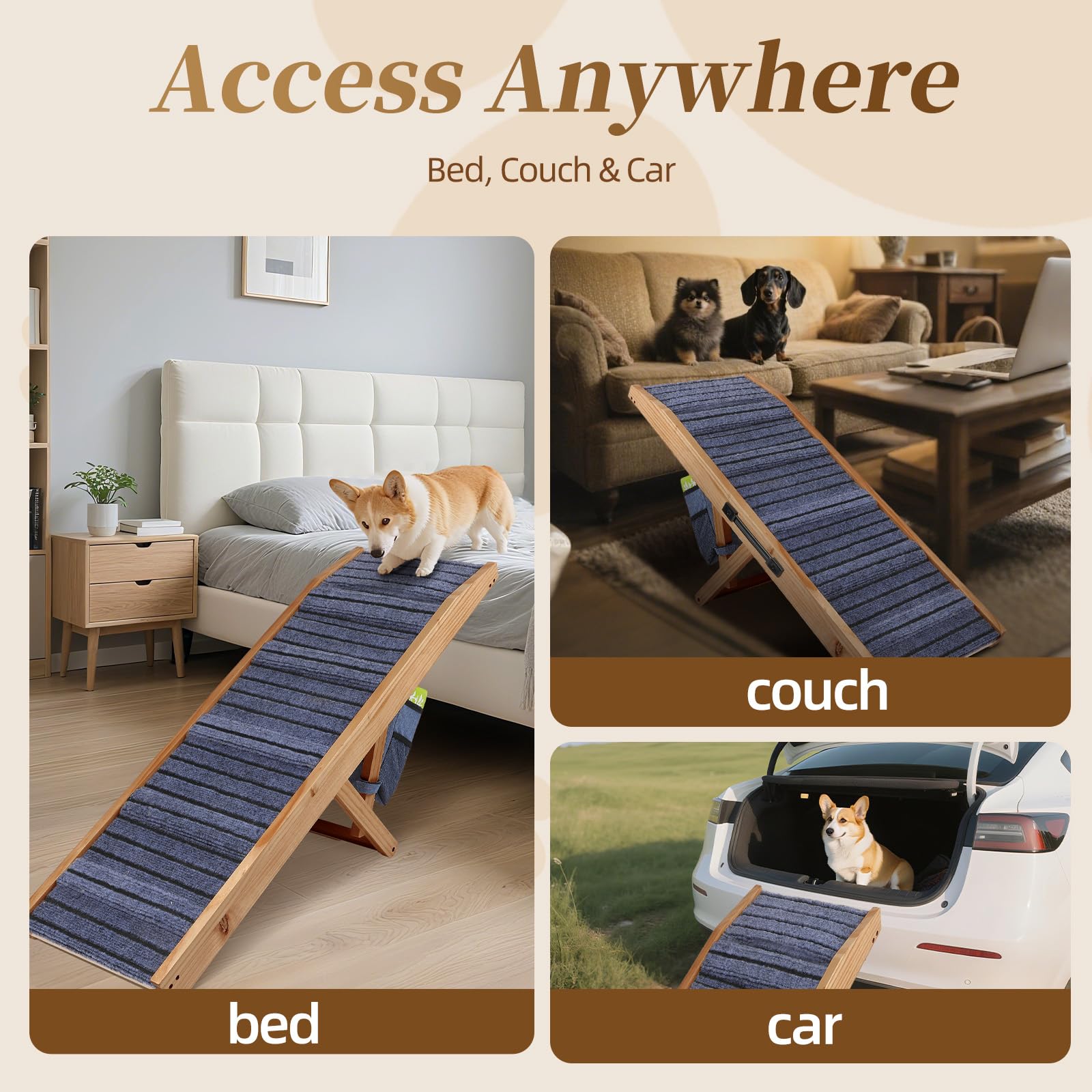 FurnPulse lifetime-safety design blends with home decor while supporting pets independently.