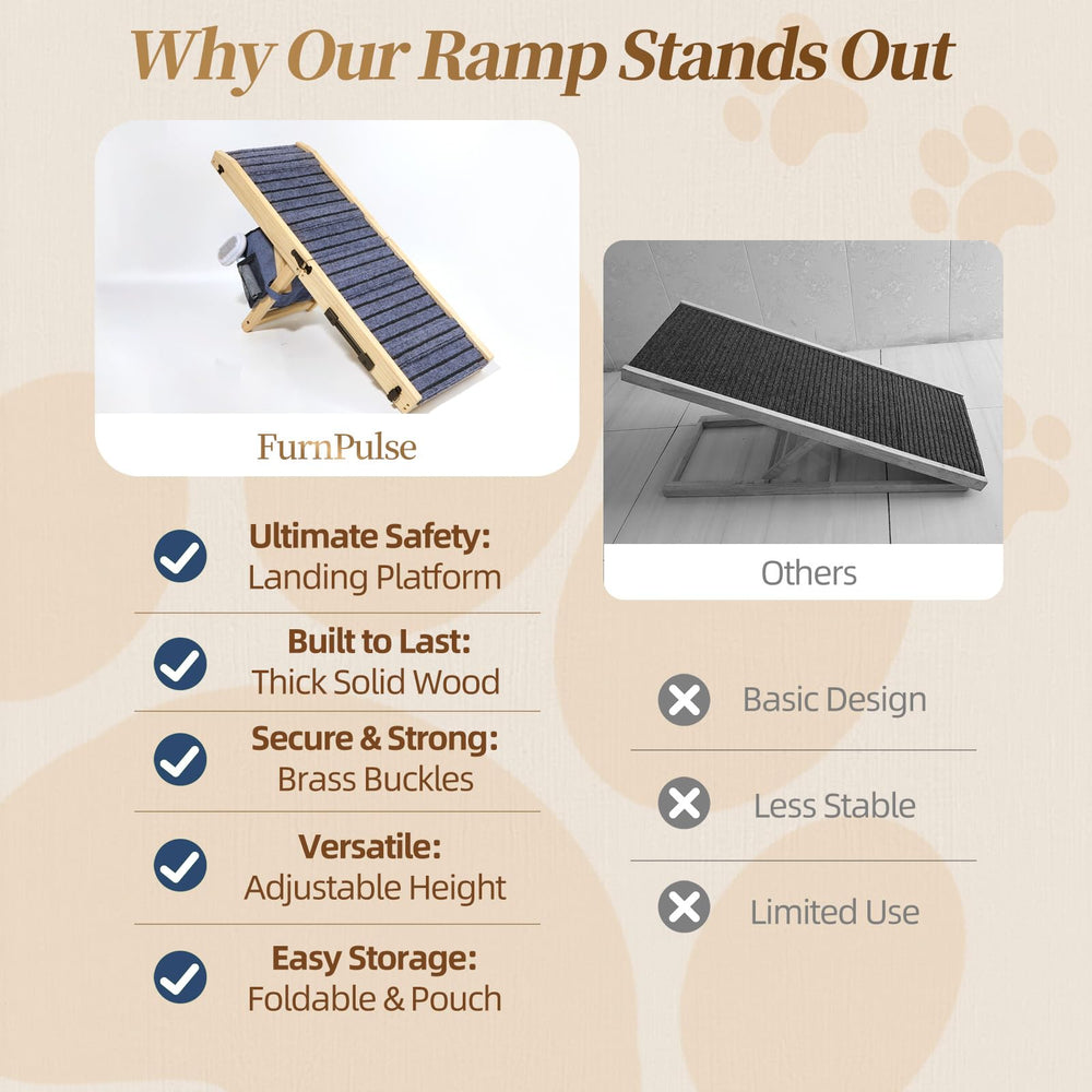 FurnPulse’s solid wood construction and thick hinges ensure durable daily use.