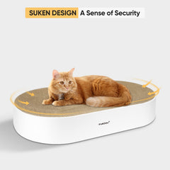 FUROZY anti-slip velcro bottom protects floors during scratching sessions