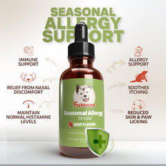 Furrever dog allergy drops dropper enables easy dosing during busy days.
