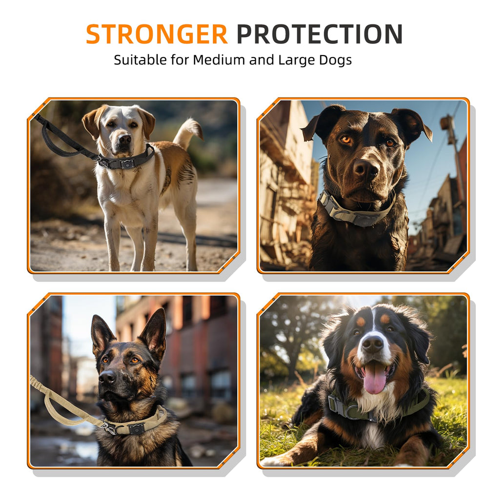 Furrigo dog collar size chart helps choose the right fit for medium and large dogs