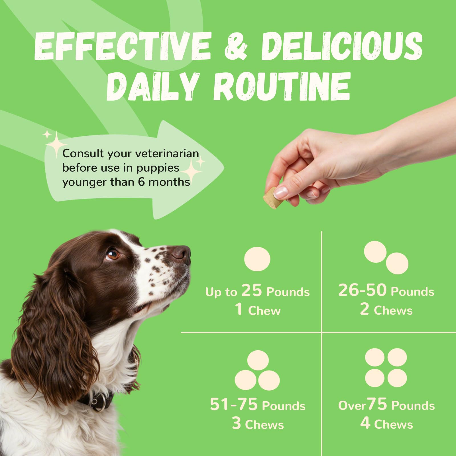Furrolika Probiotics for Dogs digestion boost in tasty chews.