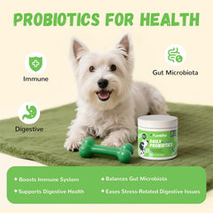 Furrolika Probiotics for Dogs soft-chews close-up on beef-flavor.