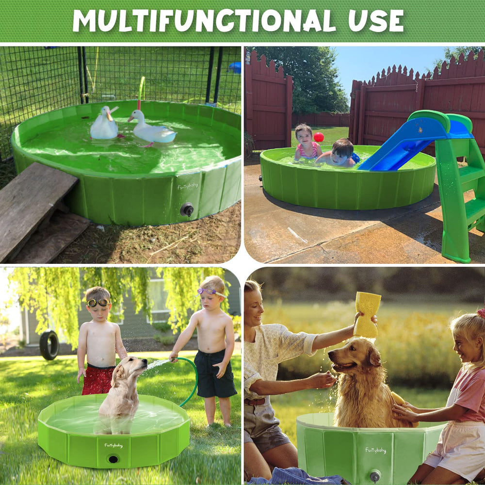 Furrybaby backyard pet play scenarios with dogs and kids
